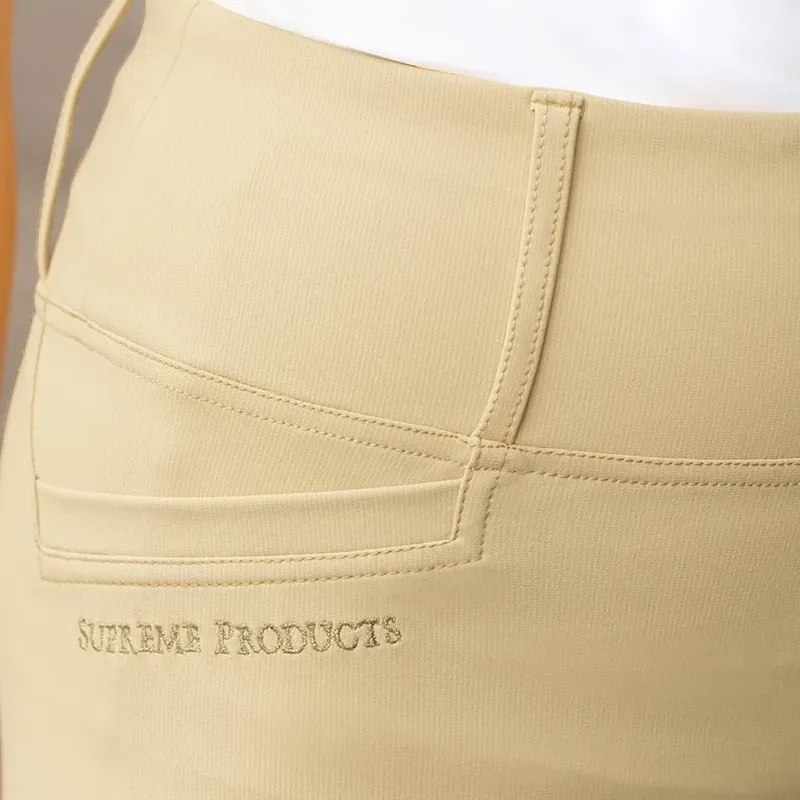 Supreme Products Champion Show Rider Competition Breeches - Oatmeal Beige-1