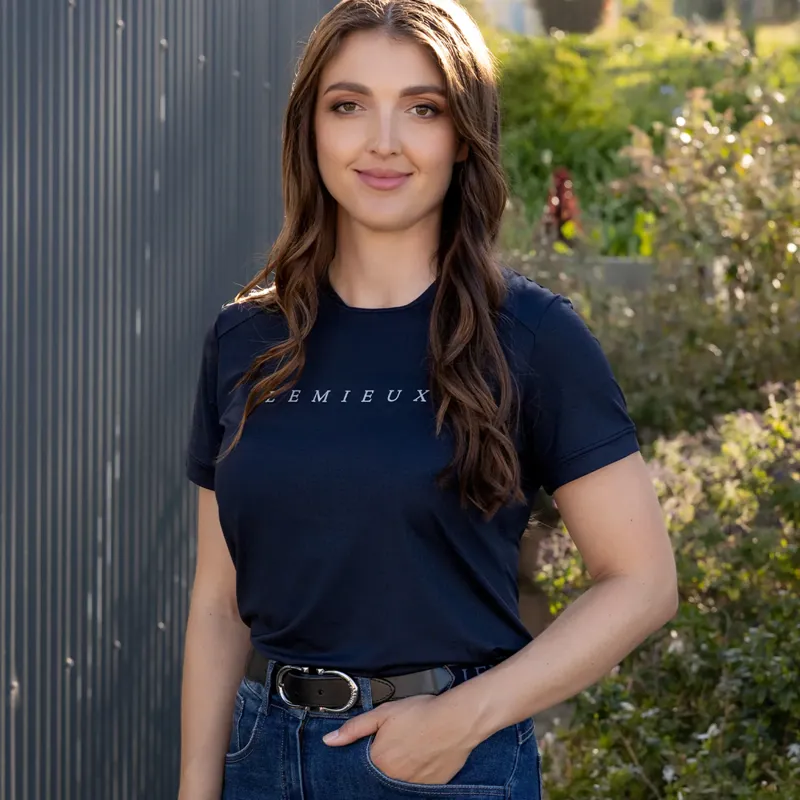 LeMieux Sports Ladies T-Shirt - Navy-4