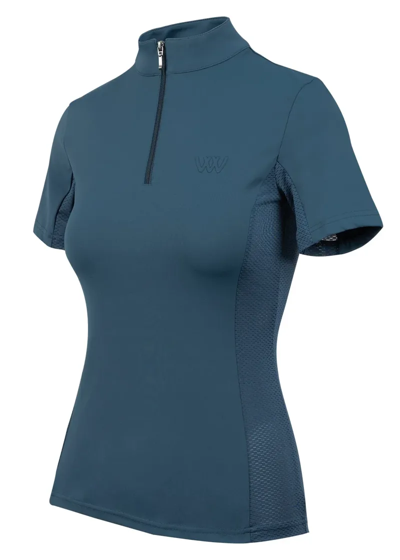 Woof Wear Women's Short Sleeve Tech Base Layer - Petrol Blue