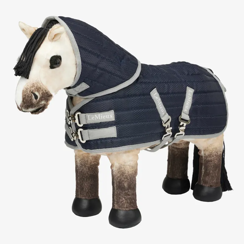 LeMieux Toy Pony Stable-Tek Rug - Navy-1