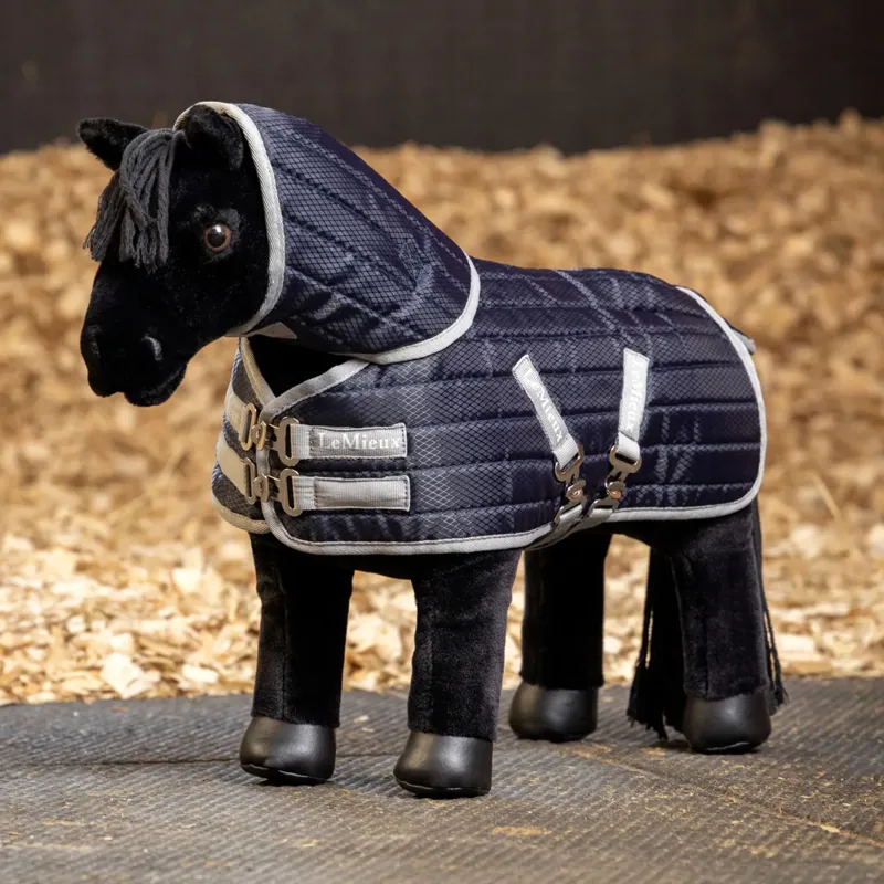 LeMieux Toy Pony Stable-Tek Rug - Navy-2