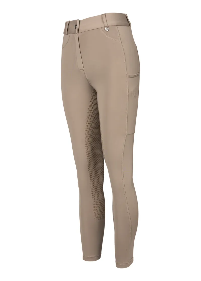 Woof Wear Women's Hybrid II Riding Breeches - Stone