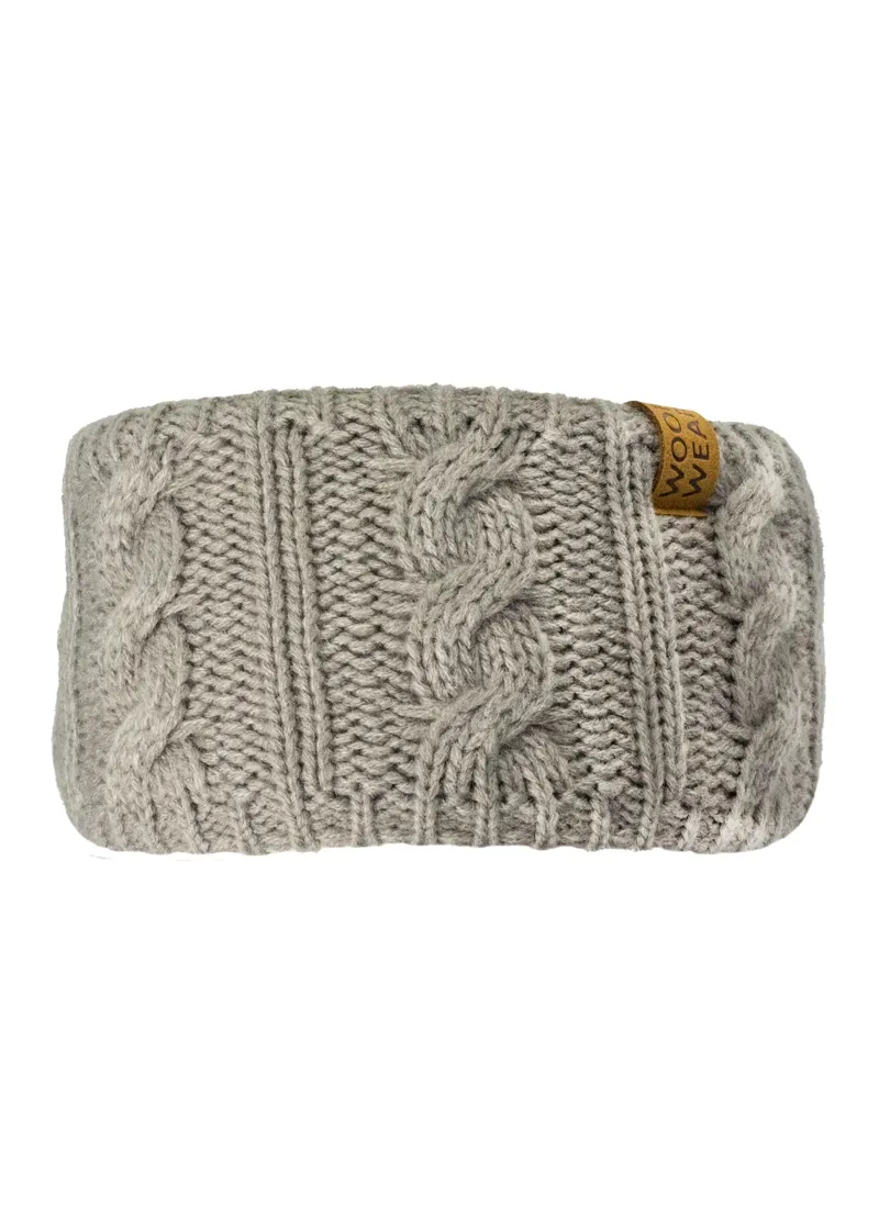 Woof Wear Cable Headband - Stone