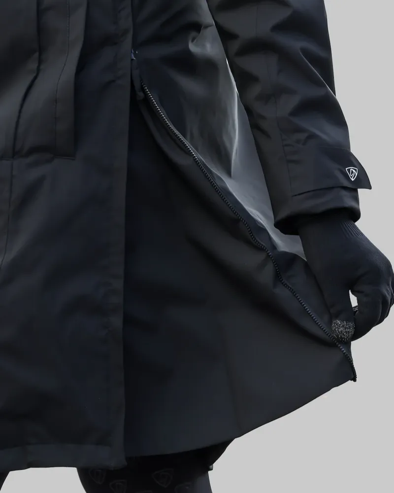 EQUIDRY BRONTE Ladies Fitted Waterproof Jacket - Black-5