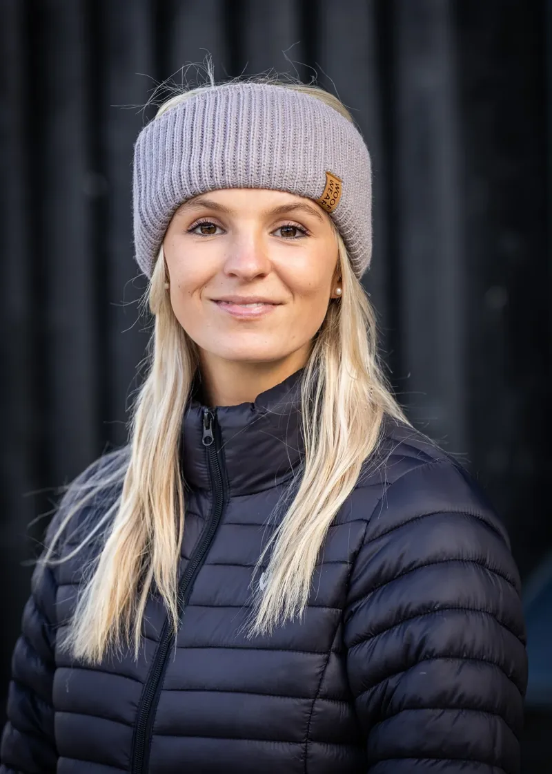 Woof Wear Ribbed Headband - Stone-1