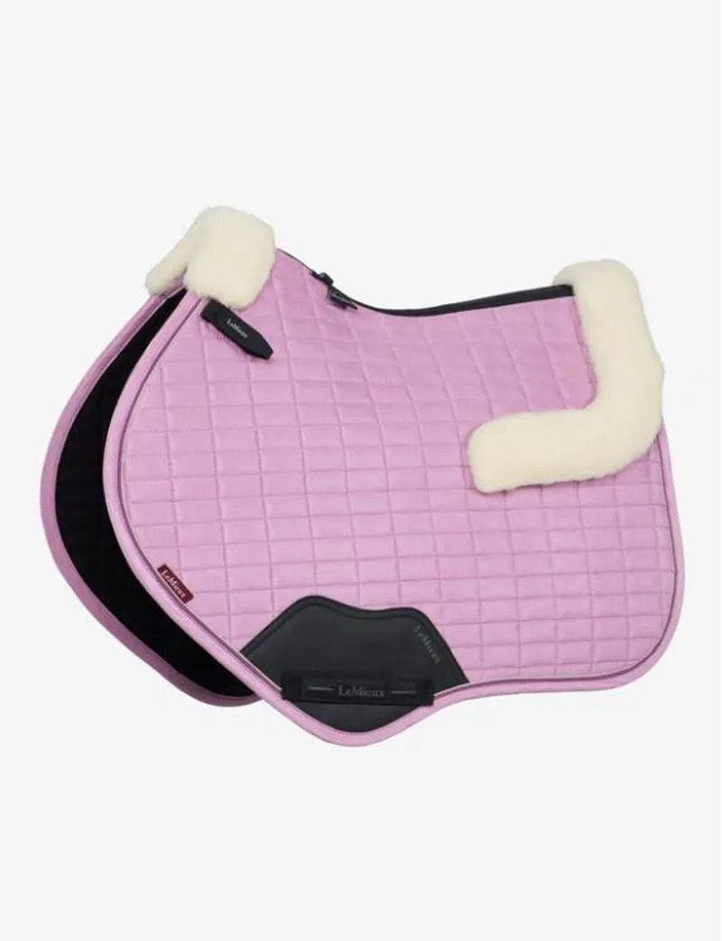 LeMieux Merino+ Suede Close Contact Square - Fondant