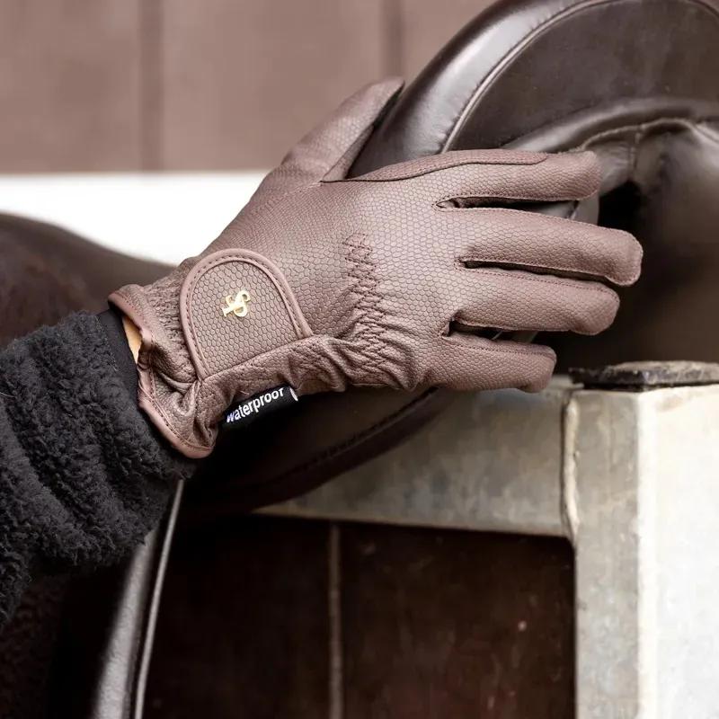 Supreme Products Thinsulate Winter Show Ring Gloves - Brown-1