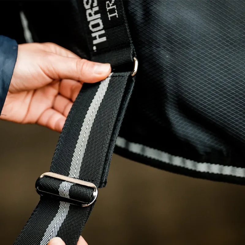 Horseware Easy-Layer 100g Stable Rug - Black/Silver-8