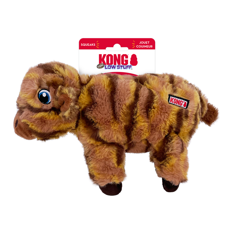 KONG Low Stuff Stripes Cow