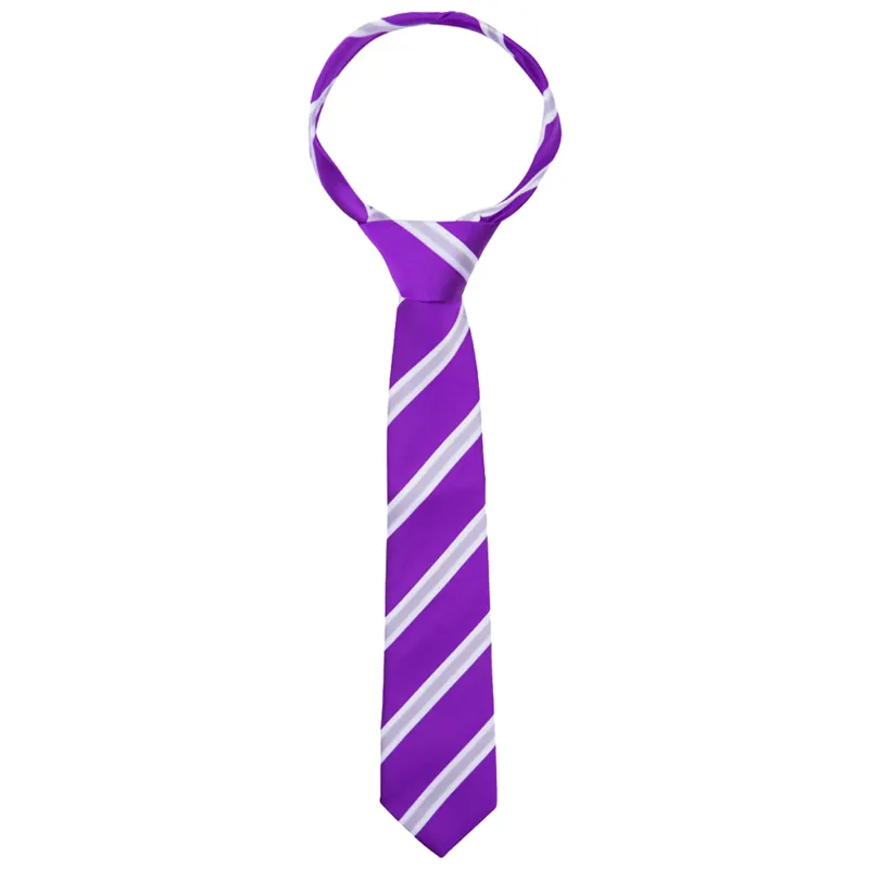 Supreme Products Show Tie - Purple/Lilac Stripe