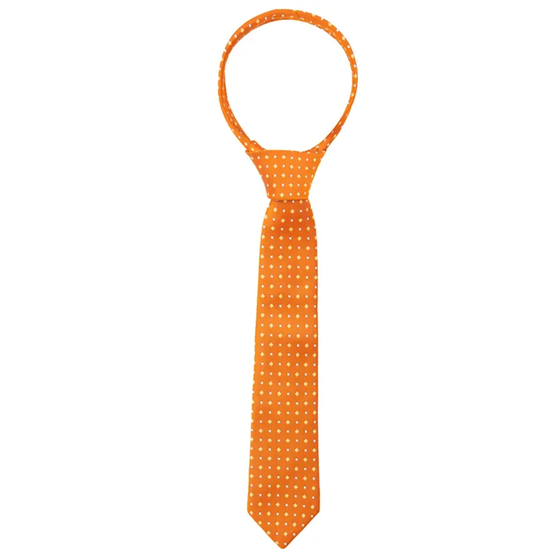 Supreme Products Show Tie - Orange/Gold Diamonds
