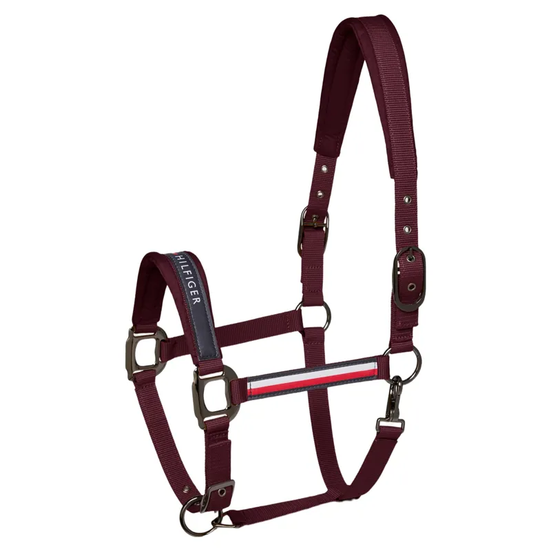 Tommy Hilfiger Yale Set Halter and Rope - Deep Burgundy