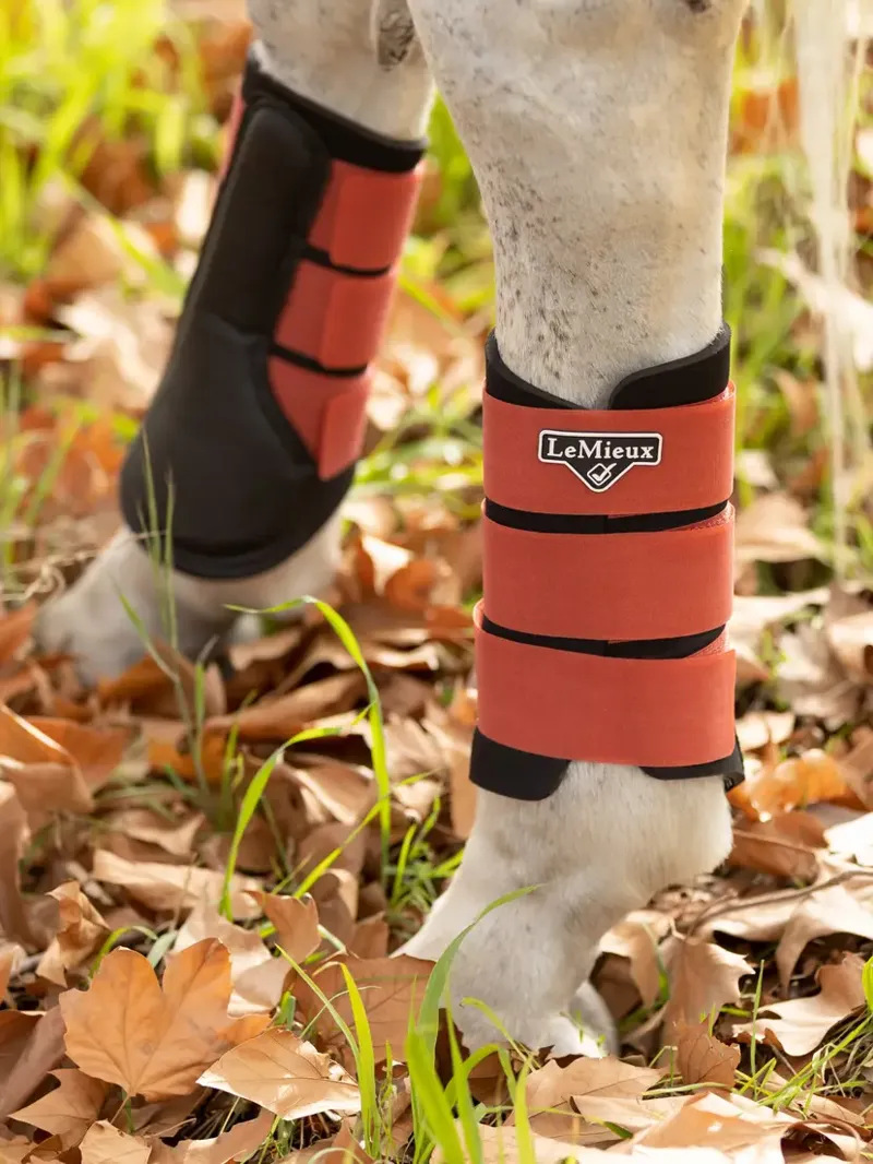 LeMieux Grafter Brushing Boot - Sienna X-Large-1