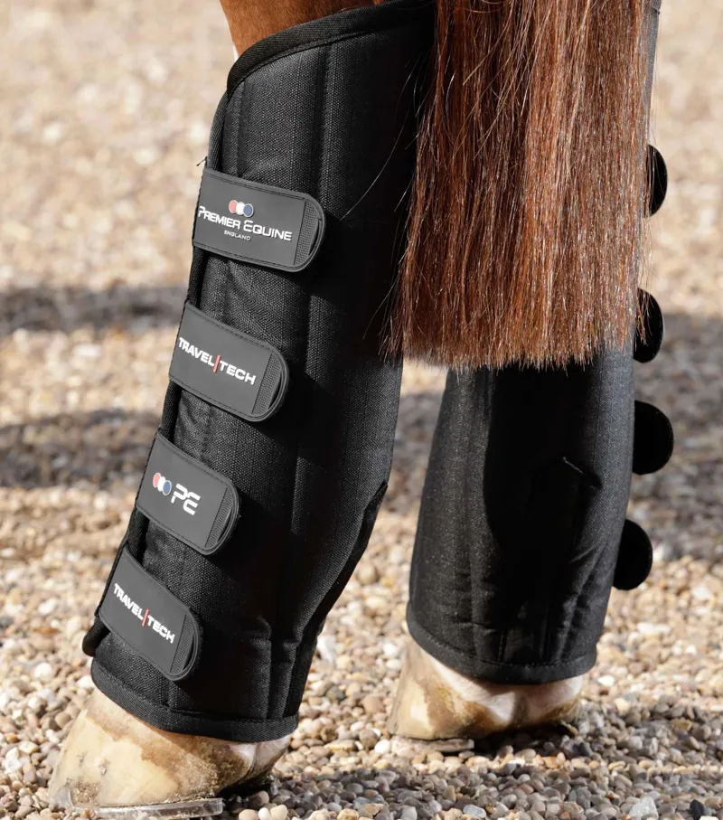 Premier Equine Travel-Tech Travel Boots - Black-3