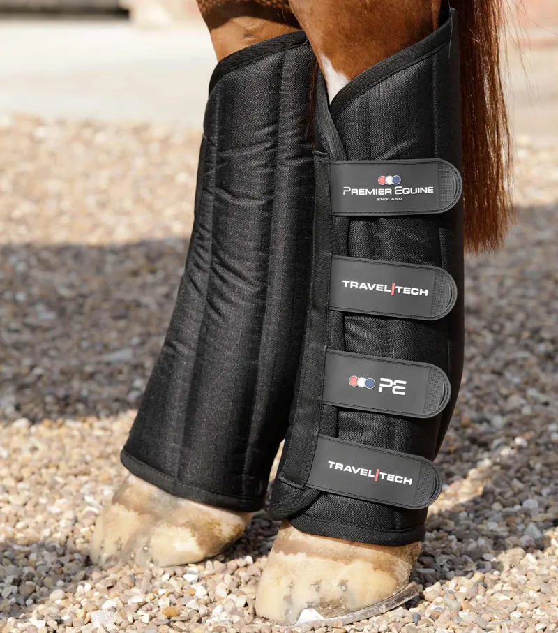Premier Equine Travel-Tech Travel Boots - Black-4