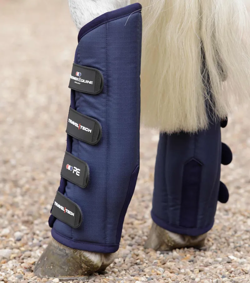 Premier Equine Travel-Tech Travel Boots - Navy-3