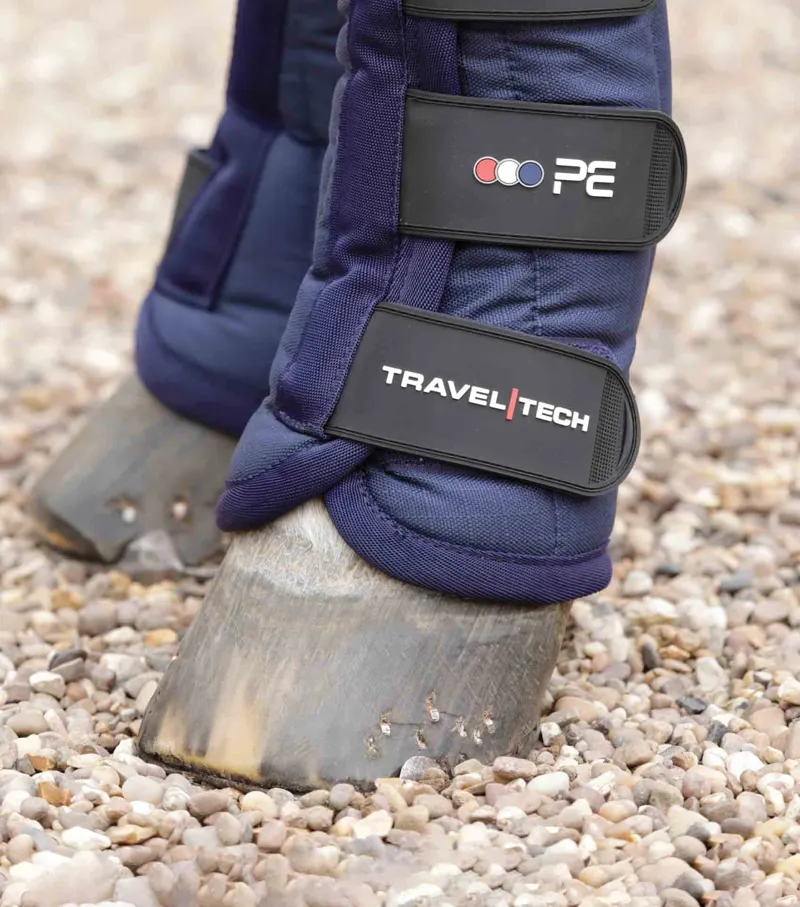Premier Equine Travel-Tech Travel Boots - Navy-5