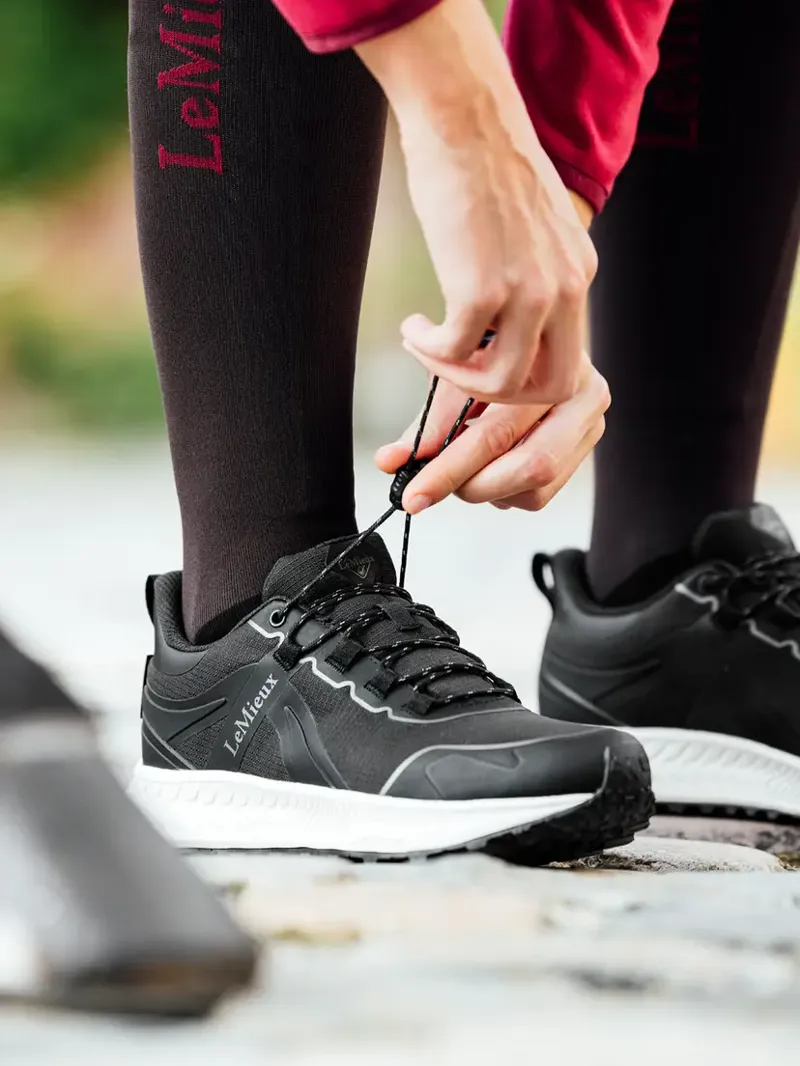 LeMieux Trax Ladies Sport Waterproof Trainers - Black-3