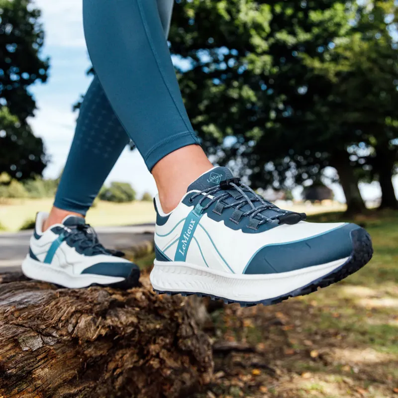 LeMieux Trax Ladies Sport Waterproof Trainers - Petrol-2