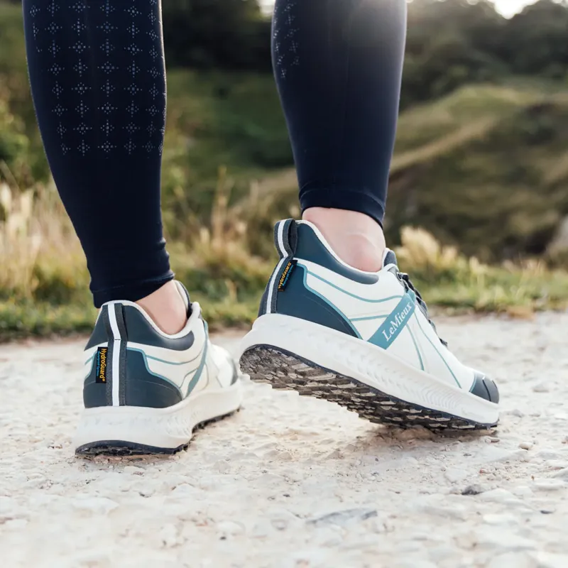 LeMieux Trax Ladies Sport Waterproof Trainers - Petrol-4