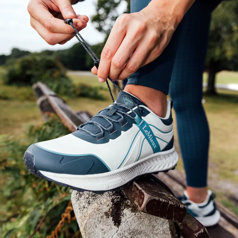 LeMieux Trax Ladies Sport Waterproof Trainers - Petrol-5