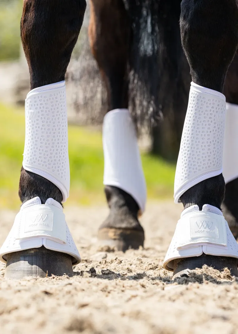 Woof Wear iVent Hybrid Brushing Boot - White-2