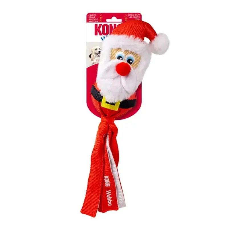 KONG Holiday Wubba1 Assorted Characters dog toy-4