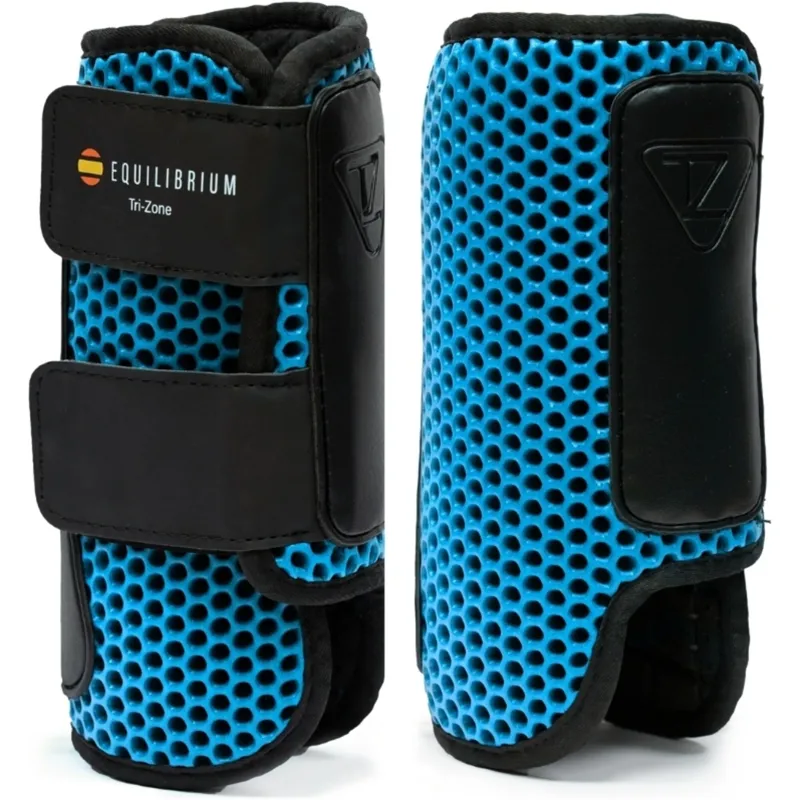 Equilibrium Tri-Zone Impact Sports Front Boots - Azure Blue