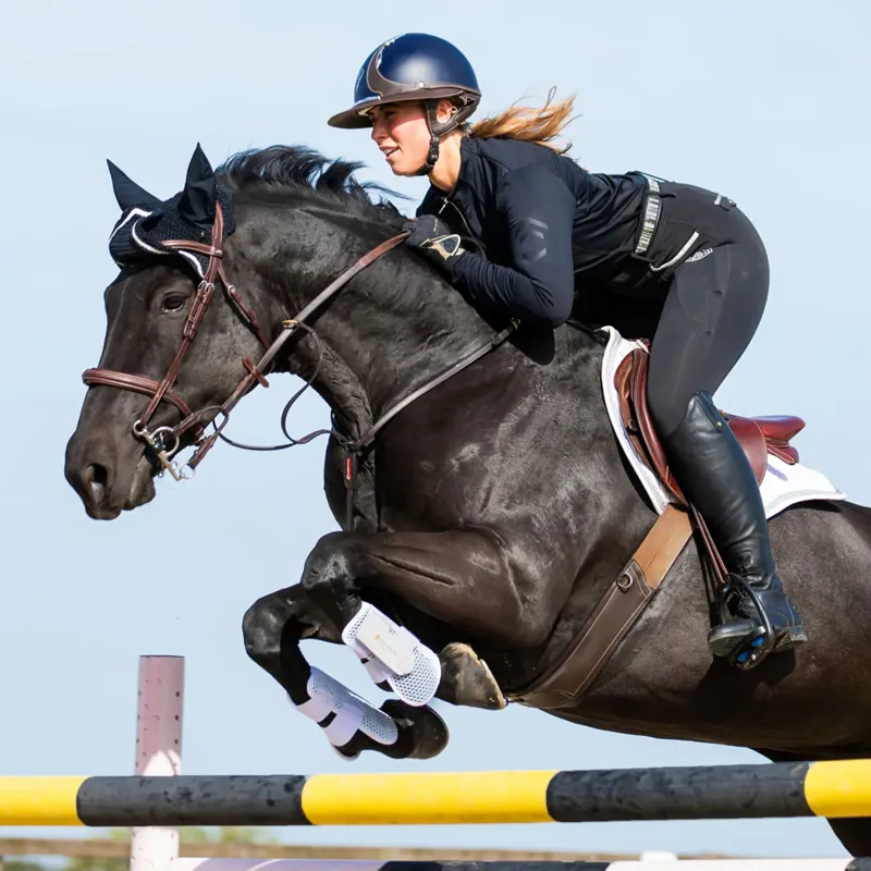 Equilibrium Tri-Zone Open Fronted Tendon Boots - White-1