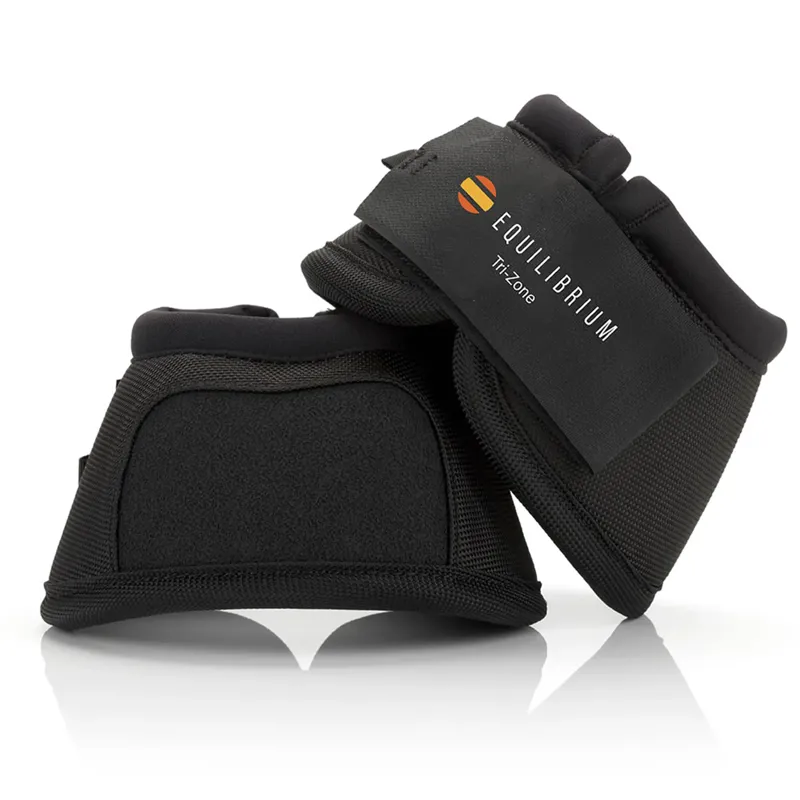 Equilibrium Tri-Zone Over Reach Boots - Black