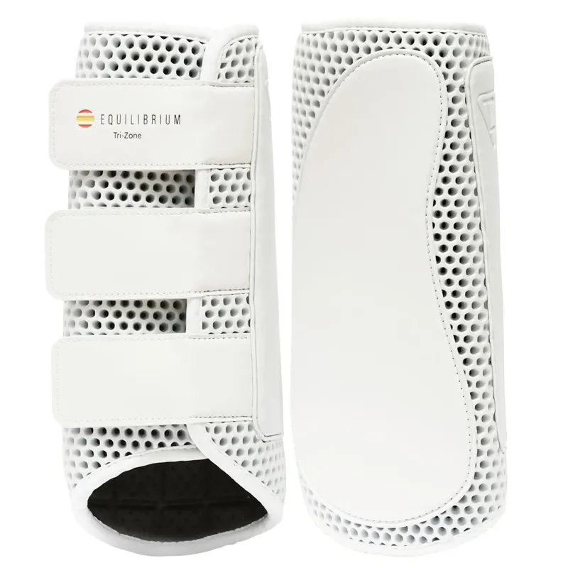 Equilibrium Tri-Zone Impact Sports Hind Boots - White