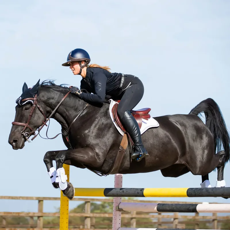 Equilibrium Tri-Zone Open Fronted Tendon Boots - White-5