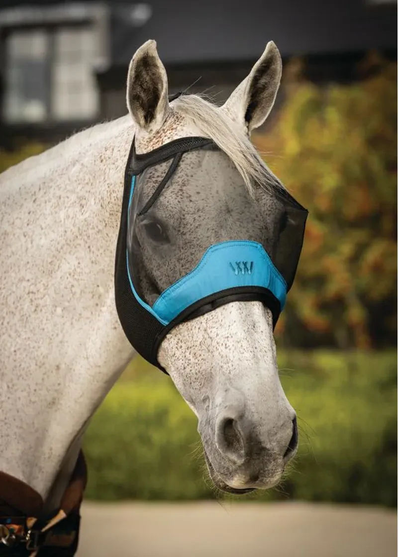 Woof Wear UV Fly Mask without Ears - Turquoise-1