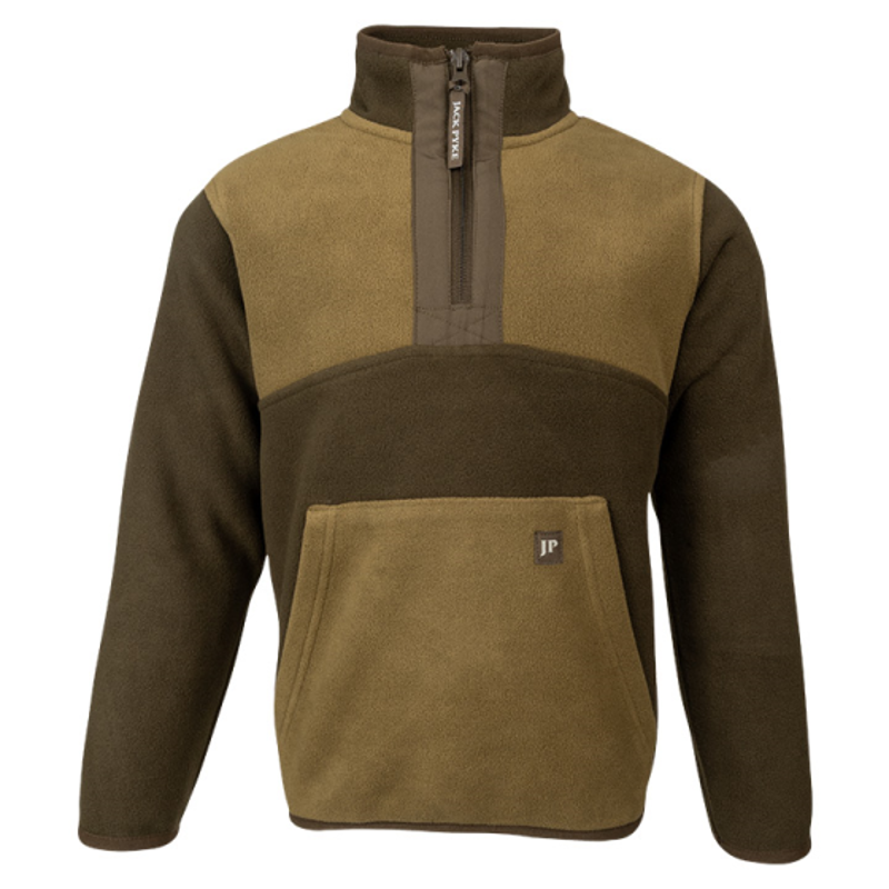 Jack Pyke Junior Two Tone Fleece Top - Brown