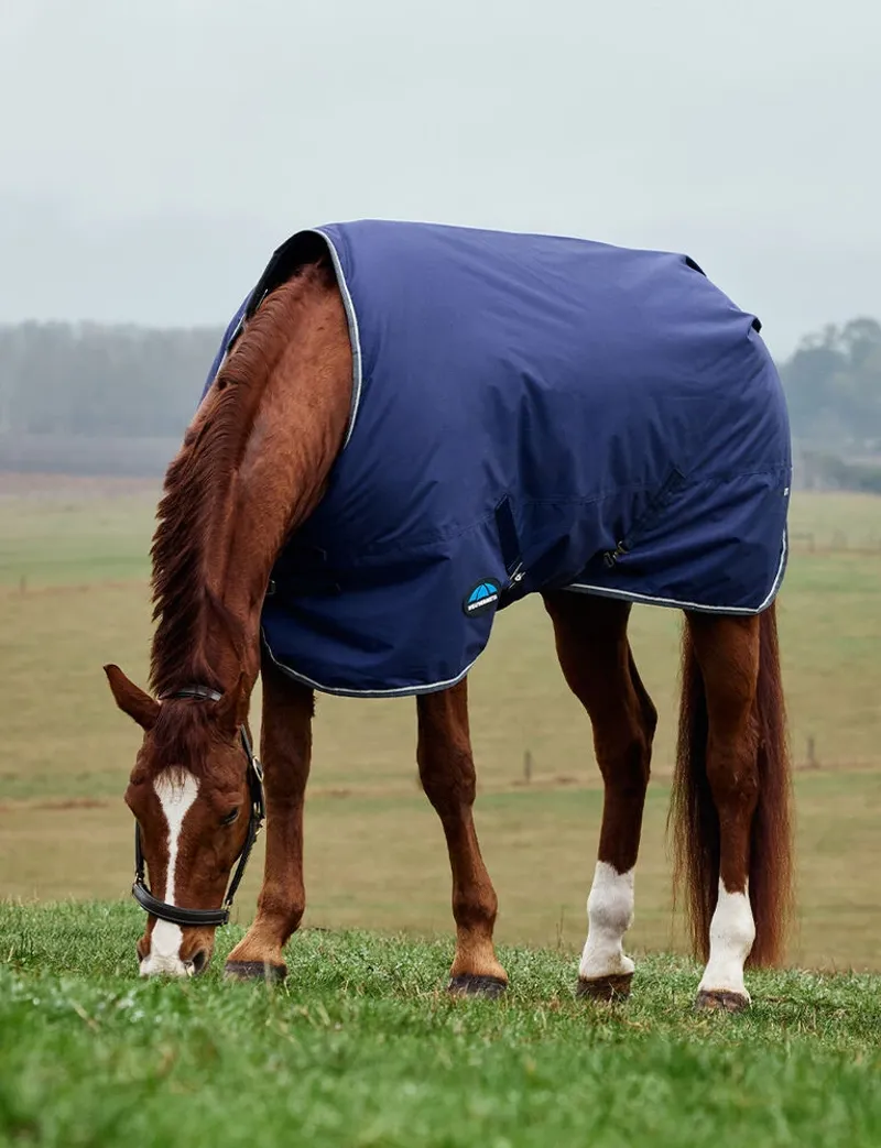 WeatherBeeta ComFiTec Tyro Turnout Standard Neck 50g Rug - Navy/Charcoal-1