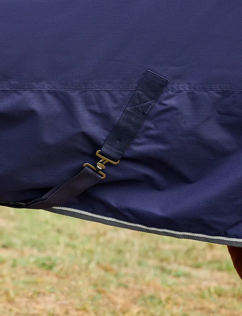 WeatherBeeta ComFiTec Tyro Turnout Standard Neck 50g Rug - Navy/Charcoal-4