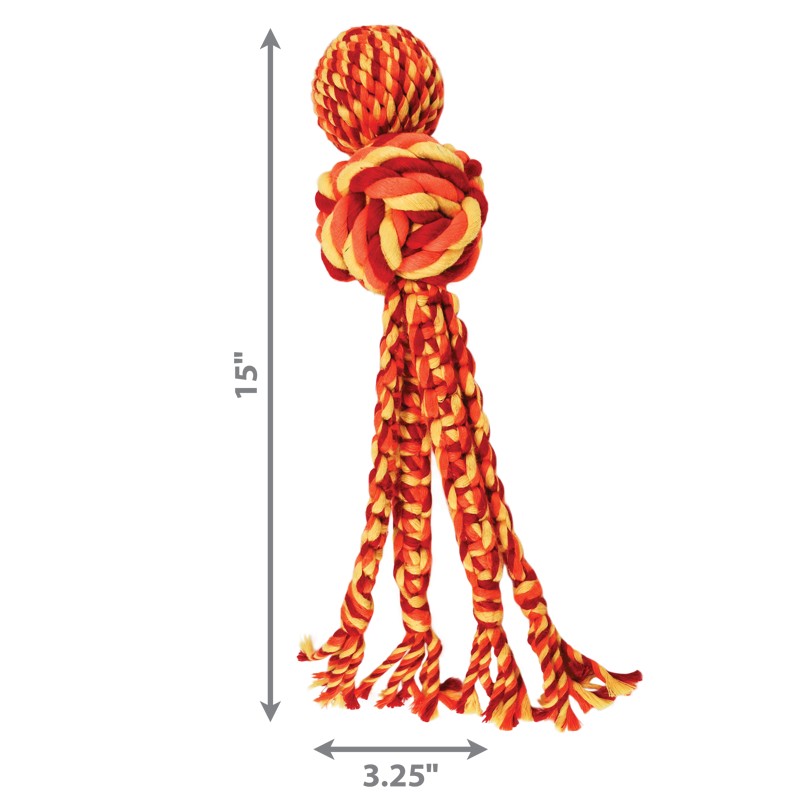 KONG Wubba Weaves With Rope -1