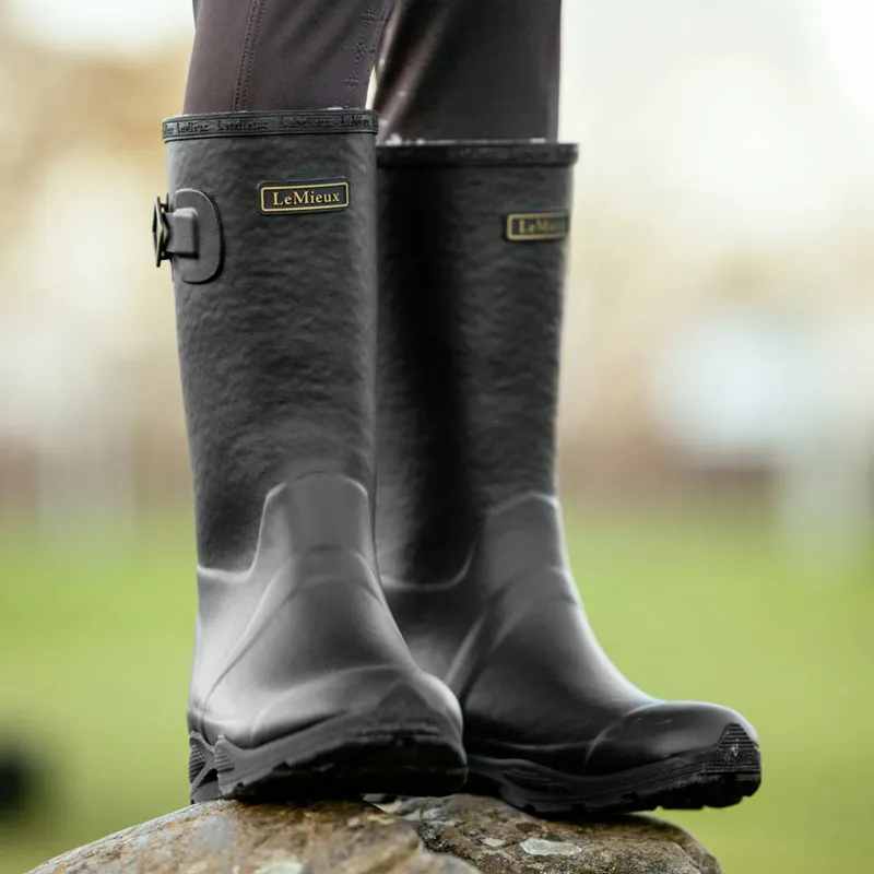 LeMieux Young Rider Ultra Stride Wellies - Black-3