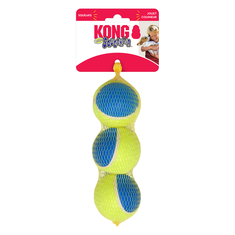 KONG SqueakAir Ultra Balls - 3-pack -1
