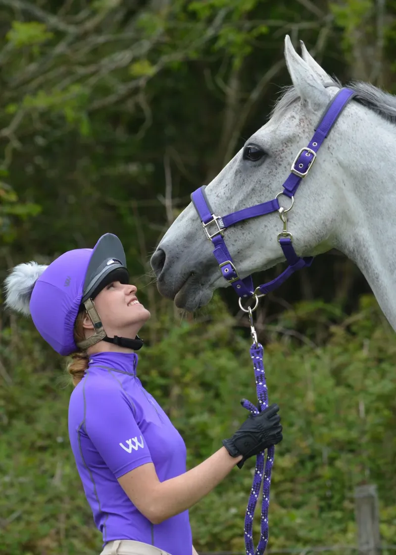 Woof Wear Contour Head Collar - Ultra Violet-1