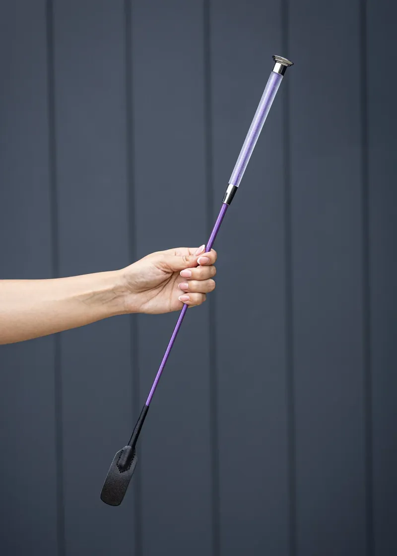 Woof Wear Gel Fusion Riding Whip - Ultra Violet 60cm-1