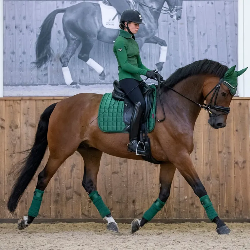 LeMieux Loire Classic Dressage Square - Hunter Green-1