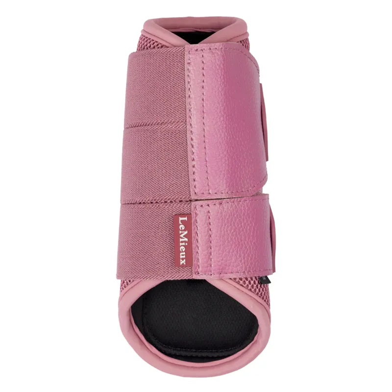 LeMieux Arika Mesh Brushing Boots - Peony-1