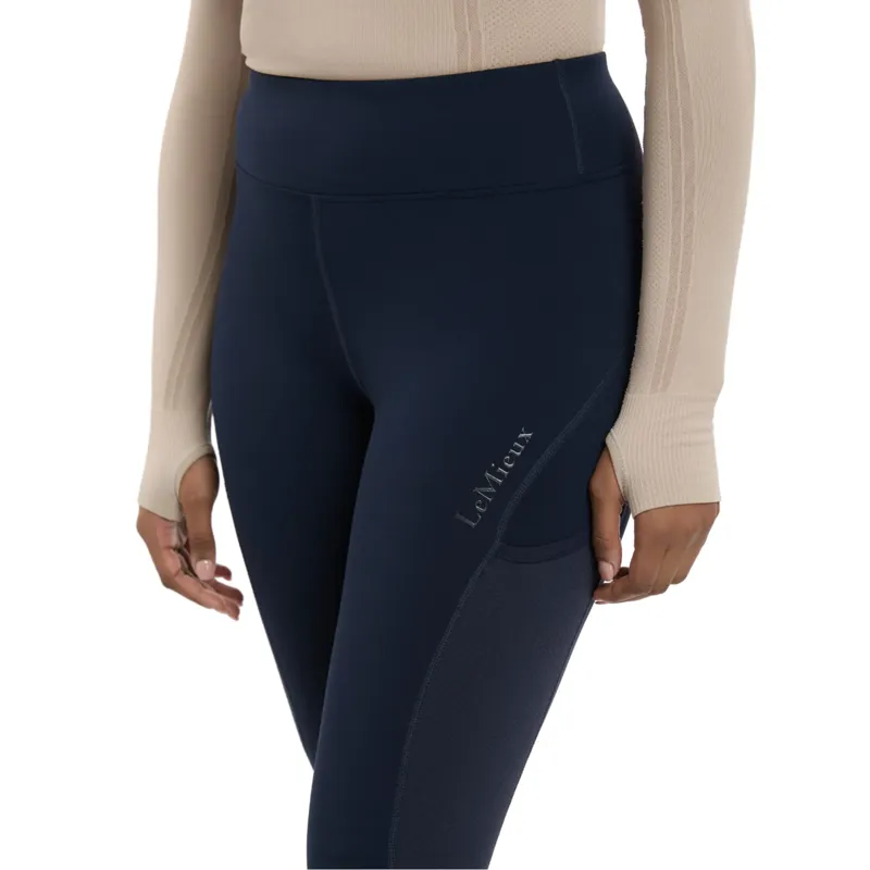 LeMieux Lydia Mesh Leggings - Navy-2