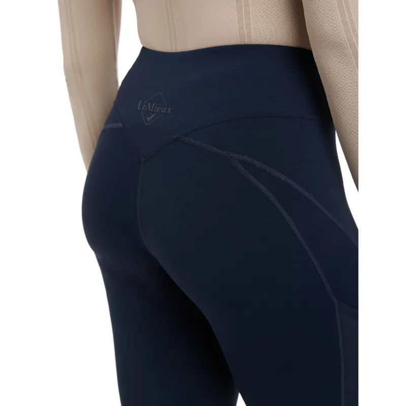 LeMieux Lydia Mesh Leggings - Navy-1