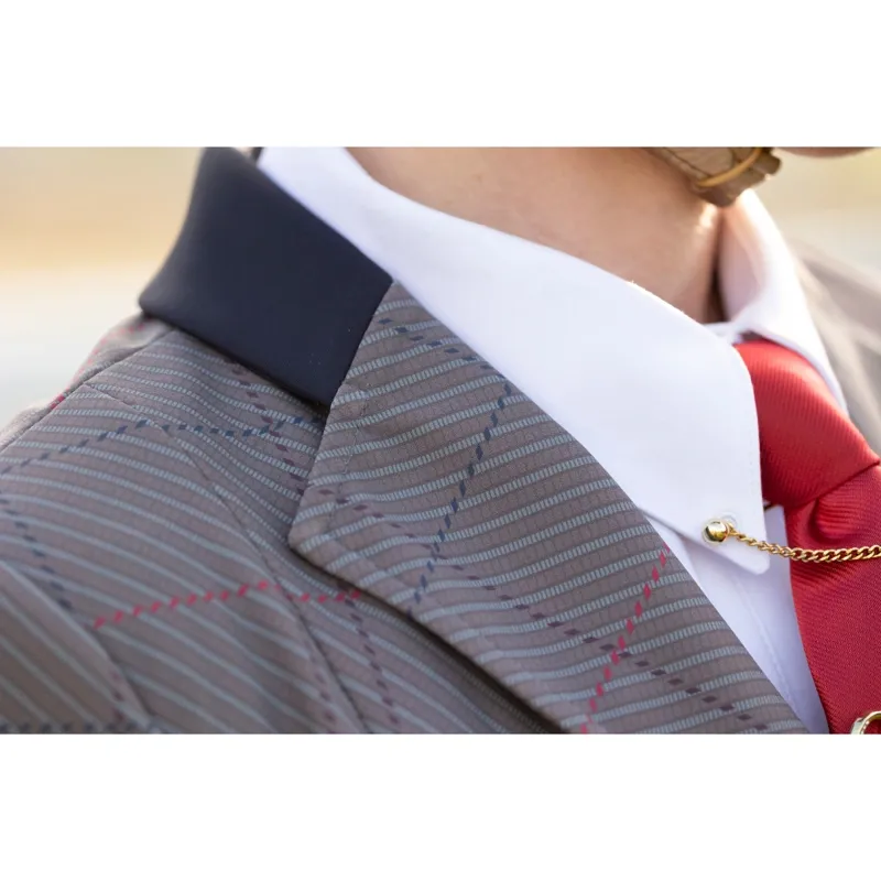 Supreme Products Champion Show Rider Tweed Style Jacket - Blue/Red Check-6