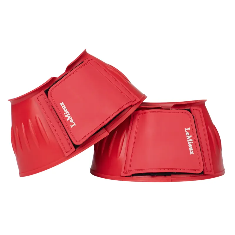 LeMieux Rubber Bell Boots - Coral