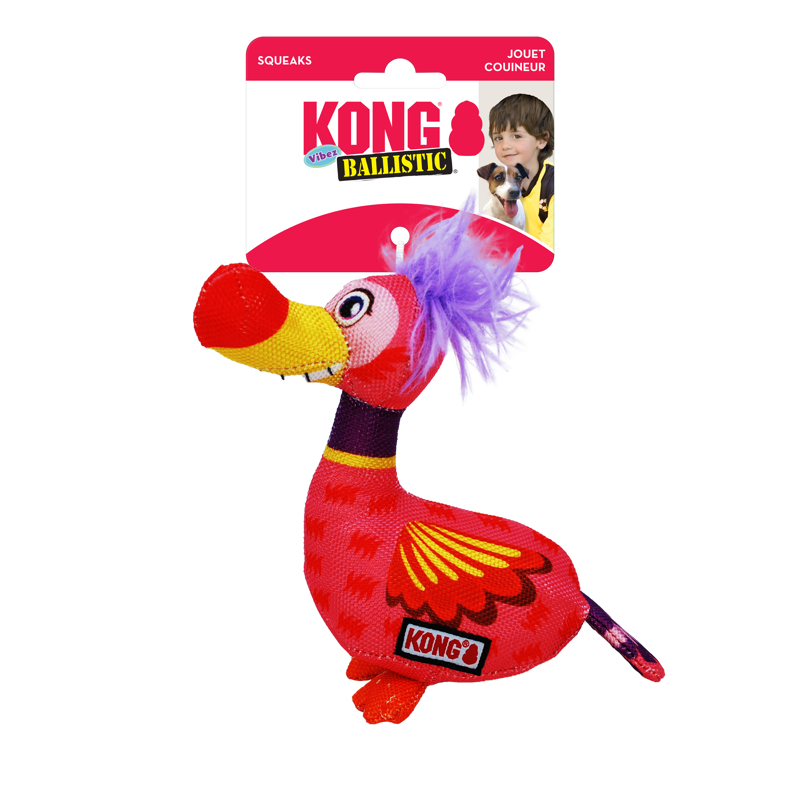 KONG Ballistic Vibez Birds - Assorted Characters 
