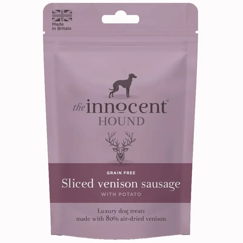 The Innocent Hound Sliced Dog Treats - Venison Sausage-2