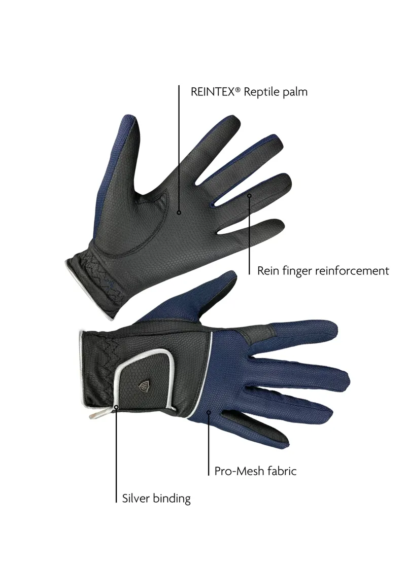Woof Wear Vision Riding Glove - Navy-1